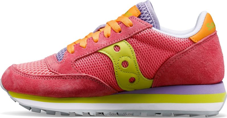 jazz triple zomer vrouwen Saucony64BDR668 lichtroze/limoen