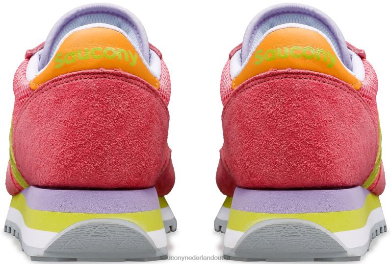 jazz triple zomer vrouwen Saucony64BDR668 lichtroze/limoen