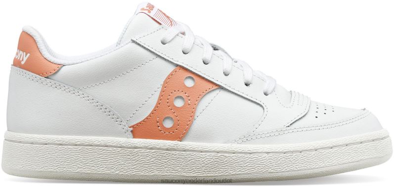 jazzcourt pu vrouwen Saucony64BDR687 wit/blos