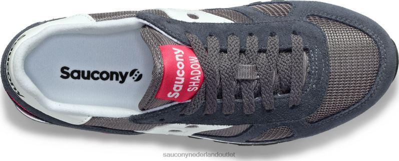 schaduw origineel vrouwen Saucony64BDR675 donkergrijs/rood
