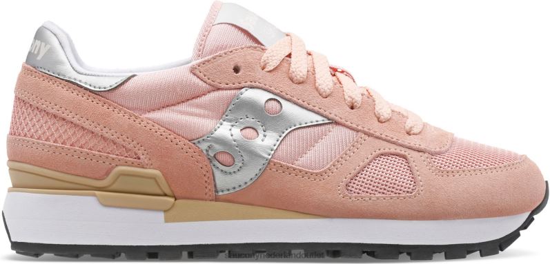 schaduw origineel vrouwen Saucony64BDR679 lichtroze/zilver