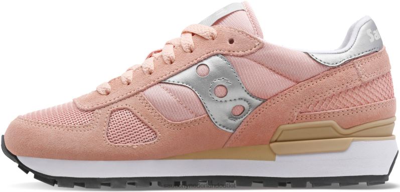 schaduw origineel vrouwen Saucony64BDR679 lichtroze/zilver