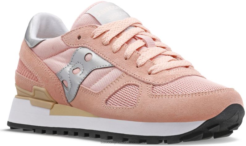 schaduw origineel vrouwen Saucony64BDR679 lichtroze/zilver
