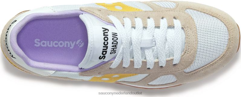 schaduw origineel vrouwen Saucony64BDR685 wit geel