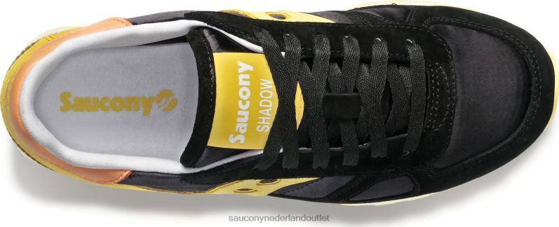 schaduw origineel zacht en glanzend vrouwen Saucony64BDR705 zwart geel