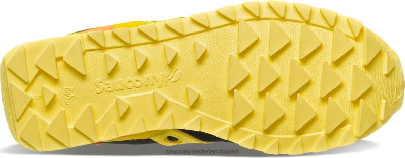 schaduw origineel zacht en glanzend vrouwen Saucony64BDR705 zwart geel