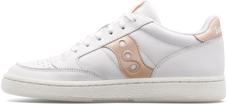 jazzcourt metallic vrouwen Saucony64BDR660 wit/abrikoos