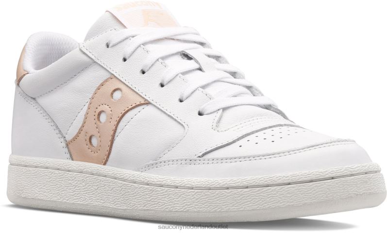 jazzcourt metallic vrouwen Saucony64BDR660 wit/abrikoos