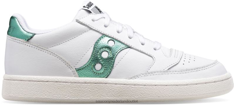 jazzcourt metallic vrouwen Saucony64BDR661 wit/groen