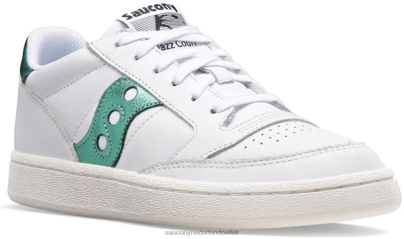 jazzcourt metallic vrouwen Saucony64BDR661 wit/groen