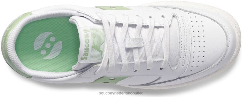 jazzcourt metallic vrouwen Saucony64BDR662 wit/lichtgroen