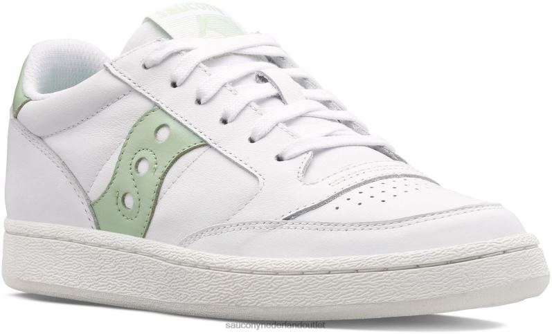 jazzcourt metallic vrouwen Saucony64BDR662 wit/lichtgroen