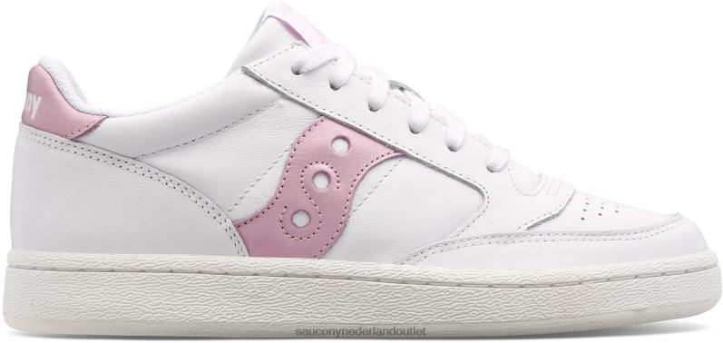 jazzcourt metallic vrouwen Saucony64BDR663 wit/roze
