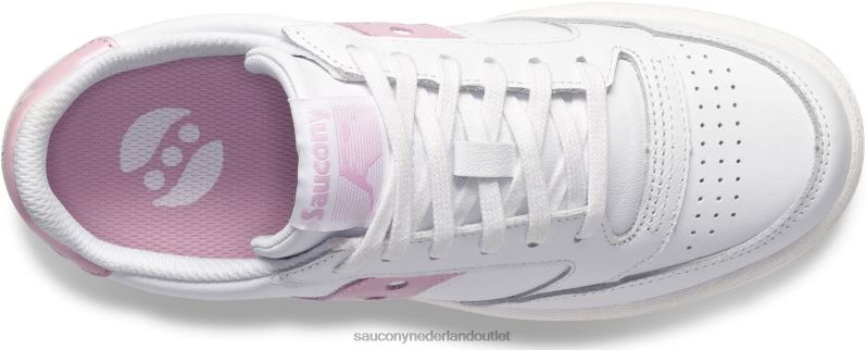 jazzcourt metallic vrouwen Saucony64BDR663 wit/roze