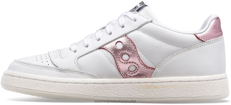 jazzcourt metallic vrouwen Saucony64BDR664 wit/roze
