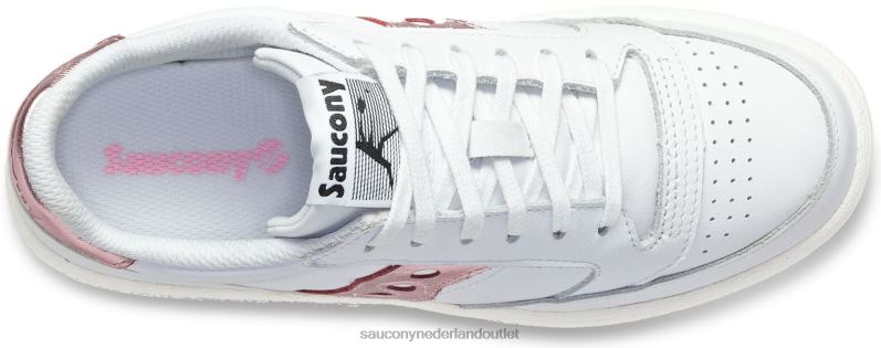 jazzcourt metallic vrouwen Saucony64BDR664 wit/roze