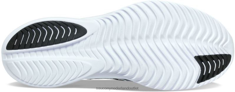 kinvara 14 breed vrouwen Saucony64BDR617 zwart wit