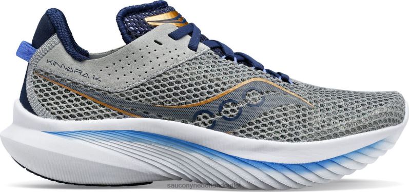 kinvara 14 vrouwen Saucony64BDR530 fossiel/poel