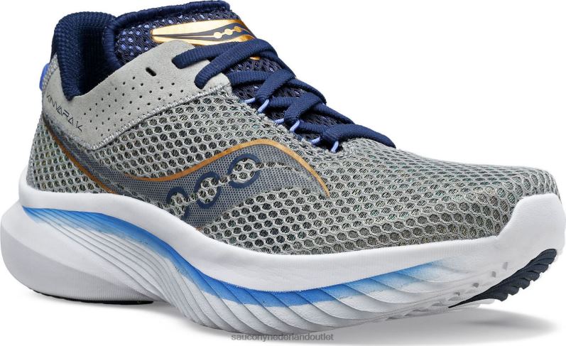 kinvara 14 vrouwen Saucony64BDR530 fossiel/poel