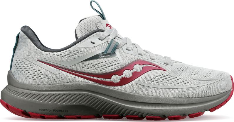 omni 21 vrouwen Saucony64BDR579 beton/bes