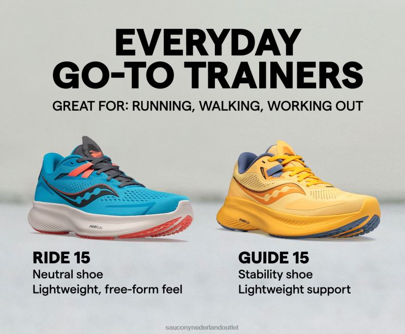 rit 15 tr vrouwen Saucony64BDR545 nevel/kool