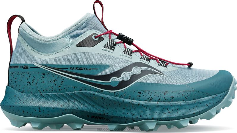 slechtvalk 13 st vrouwen Saucony64BDR652 mineraal/mos