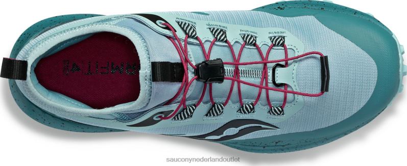 slechtvalk 13 st vrouwen Saucony64BDR652 mineraal/mos