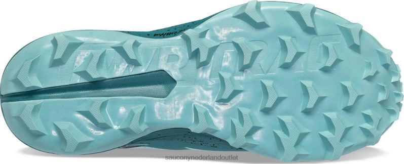 slechtvalk 13 st vrouwen Saucony64BDR652 mineraal/mos