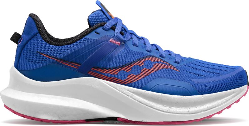 tempus vrouwen Saucony64BDR564 blauwe raz/schil