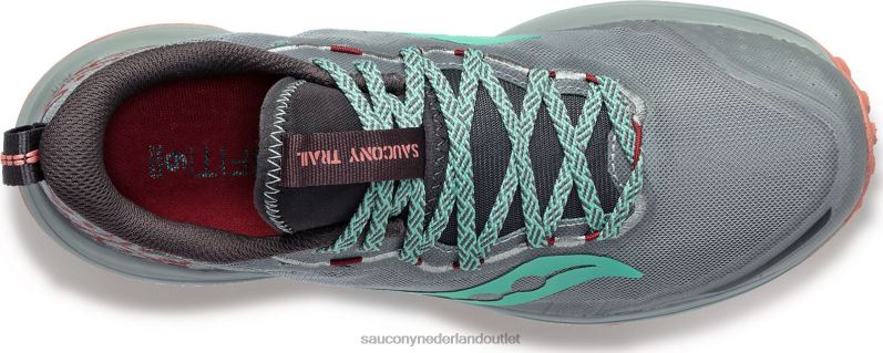 xdus ultra 2 vrouwen Saucony64BDR605 fossiel/roet